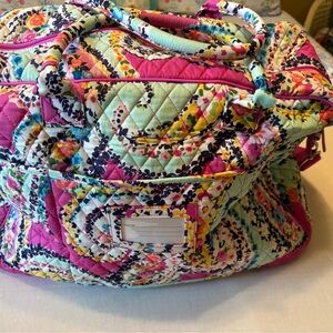 Vera Bradley Wildflower Paisley Grand Traveler Quilted Travel Bag